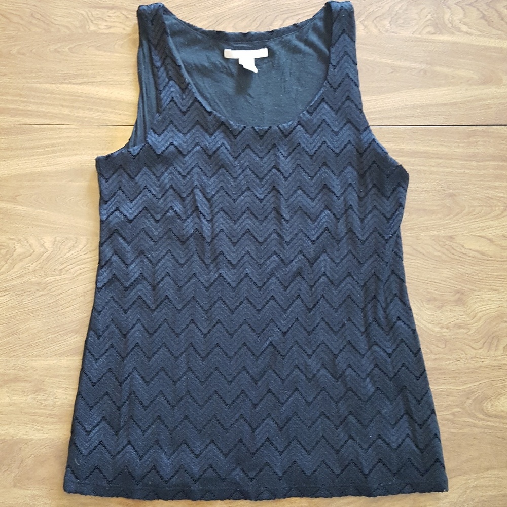 Black Lace Banana Republic Tank